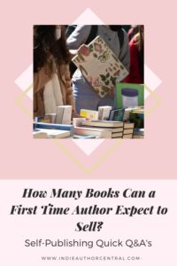 How Many Books Can A First Time Author Expect To Sell