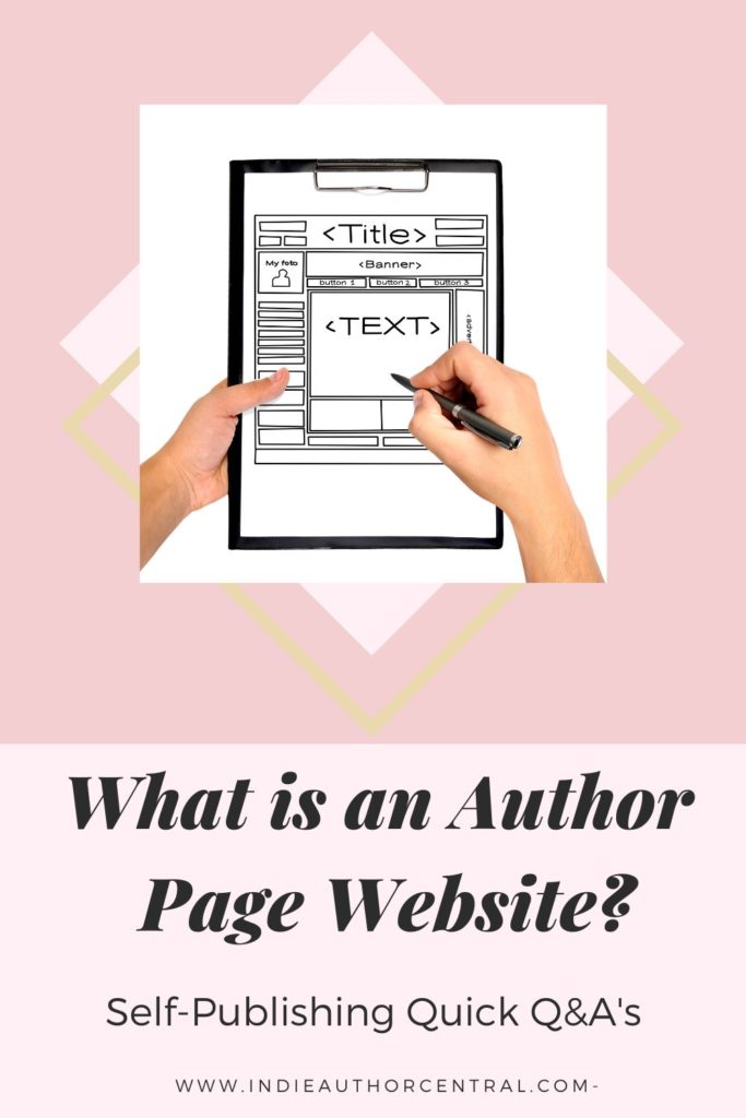 What is an Author Page Website